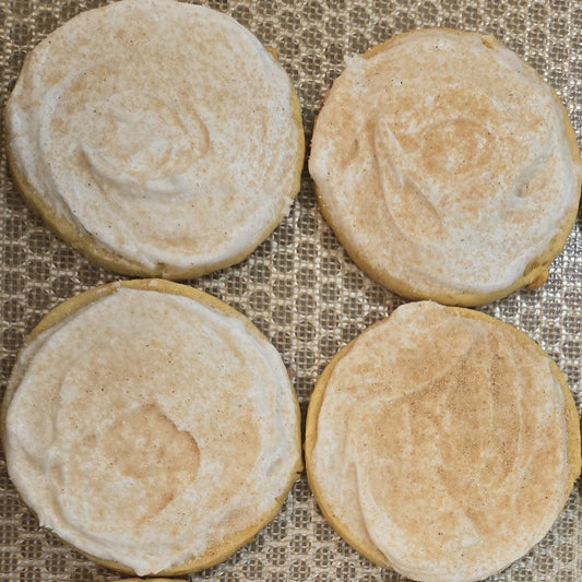 Apple Cobbler Iced Cookie