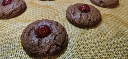 Cherry Toasted Marshmallow "Bomb" Cookie