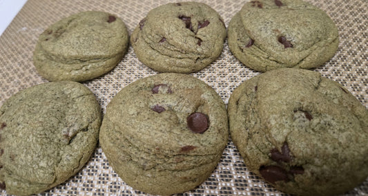 Matcha Chocolate Chip Cookies