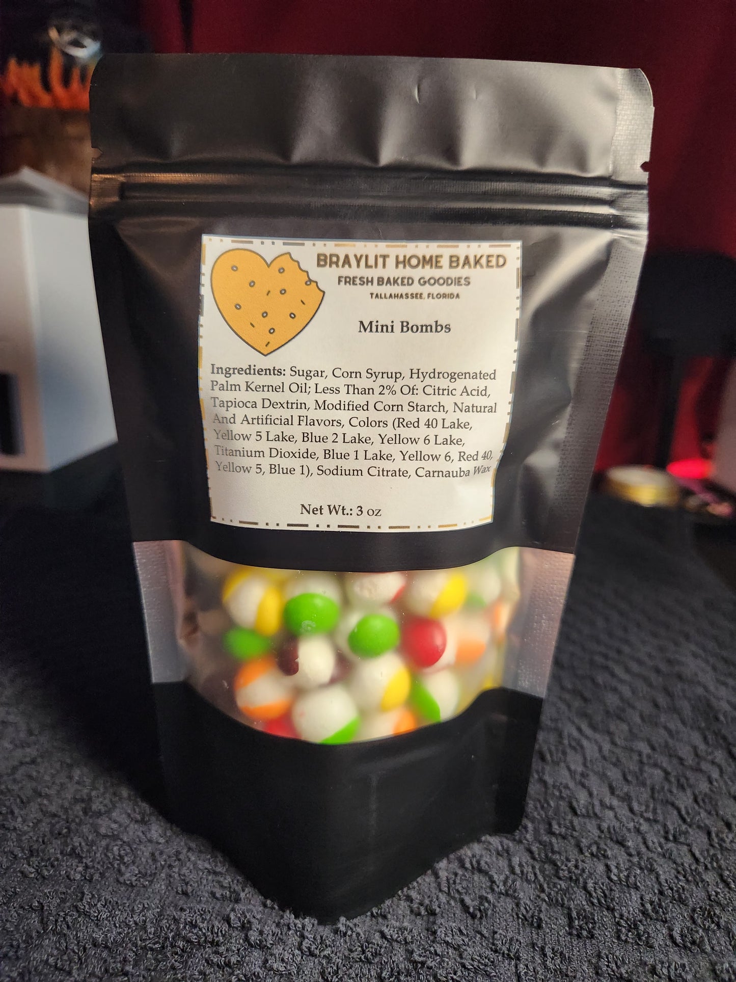 Mini Sour Bombs Freeze-Dried Candy