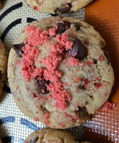 Strawberry Chocolate Chip Cookies