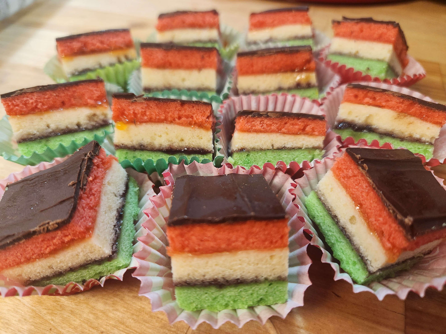 Tri-Color Holiday Cookies